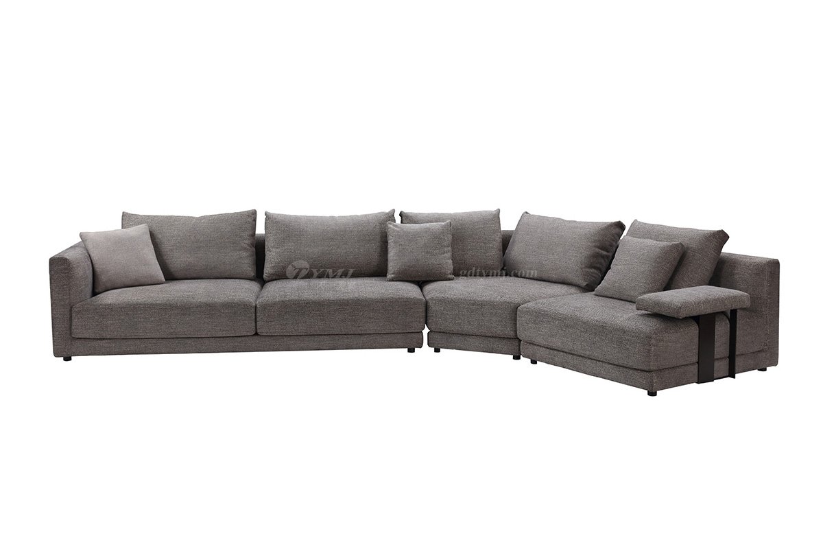 意式极简风格LUTUBE视频在线观看别墅会所家具现代简约时尚客厅家具实木沙发JSJ多位沙发