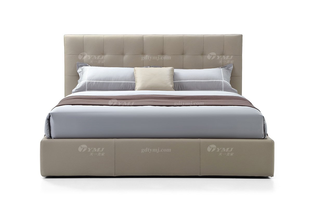 极简风格意式品牌LUTUBE视频在线观看别墅会所家具现代简约大气婚床