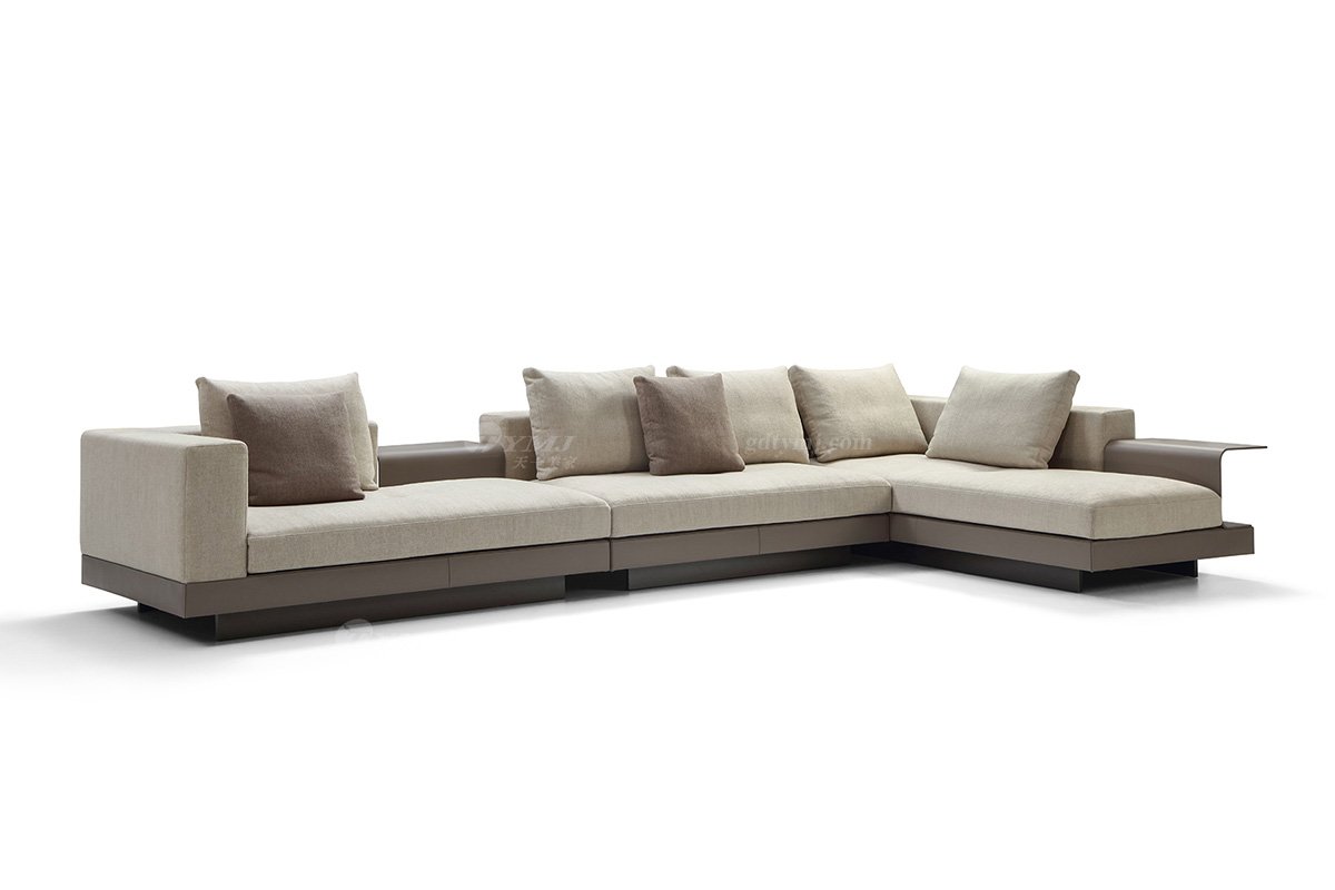 极简风格意式品牌LUTUBE视频在线观看别墅会所家具现代时尚大气舒适组合沙发LS1902-24+25+28沙发