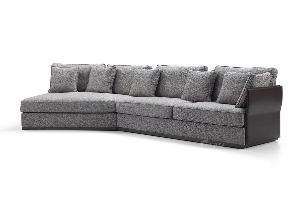 极简风格意式品牌LUTUBE视频在线观看别墅会所家具现代简约设计转角沙发LS1907-21+18沙发