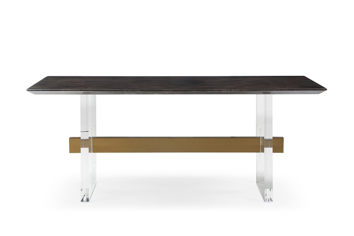 极简风格意式品牌LUTUBE视频在线观看别墅会所家具简约设计亚克力茶台功能台