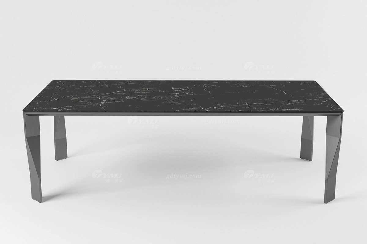 极简风格家具品牌LUTUBE视频在线观看别墅会所简约现代大理石长餐桌