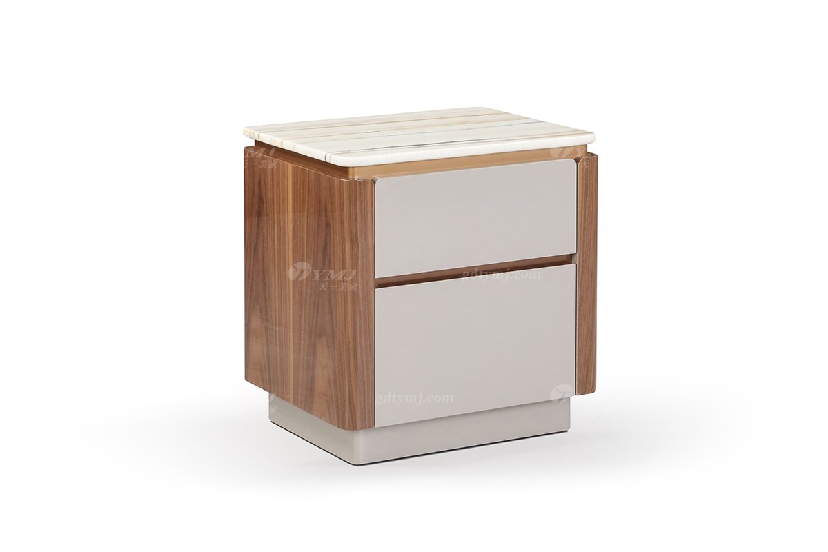 轻奢后现代风格家具LUTUBE视频在线观看会所别墅品牌简约时尚床头柜CW344床头柜