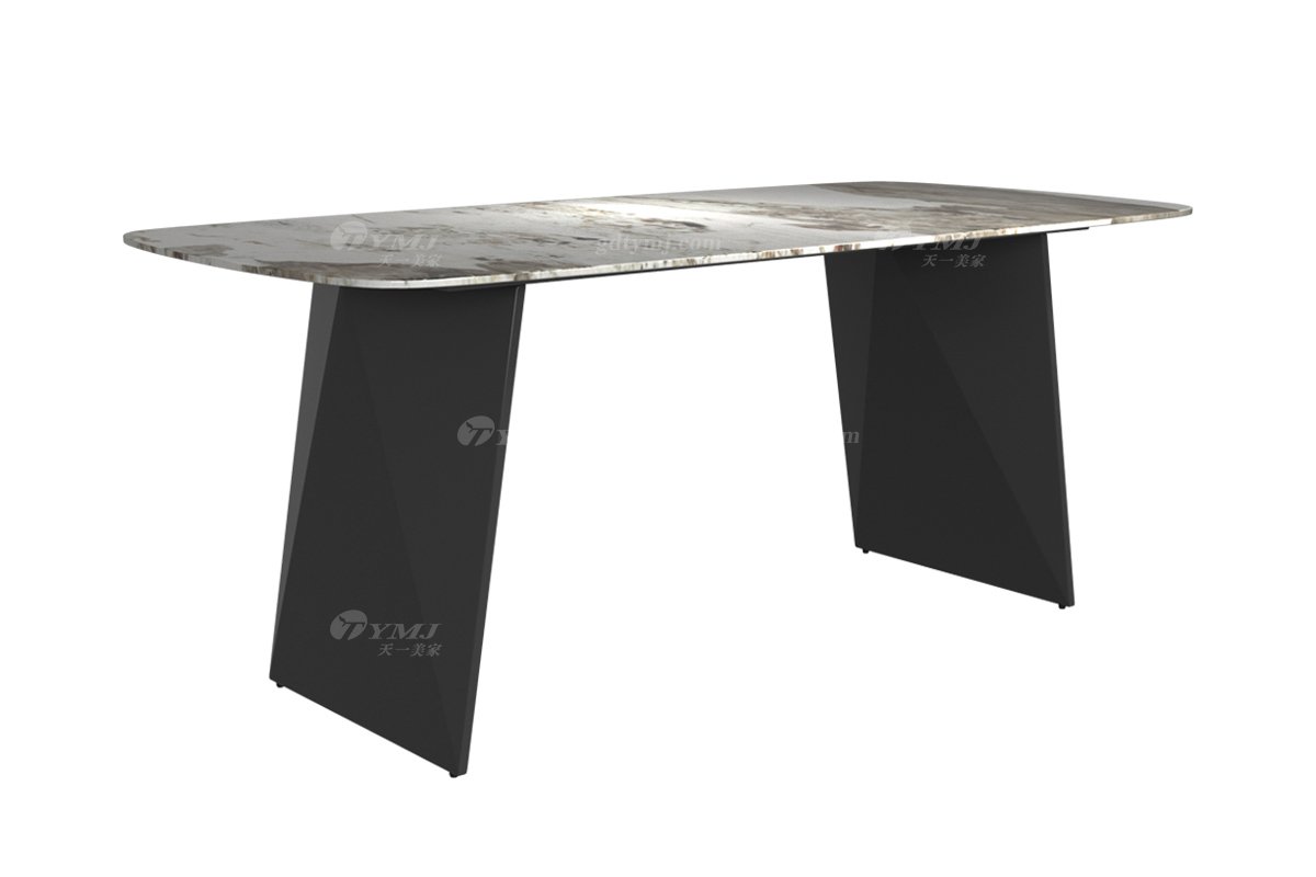 极简风格家具品牌LUTUBE视频在线观看别墅会所简约岩板长餐桌