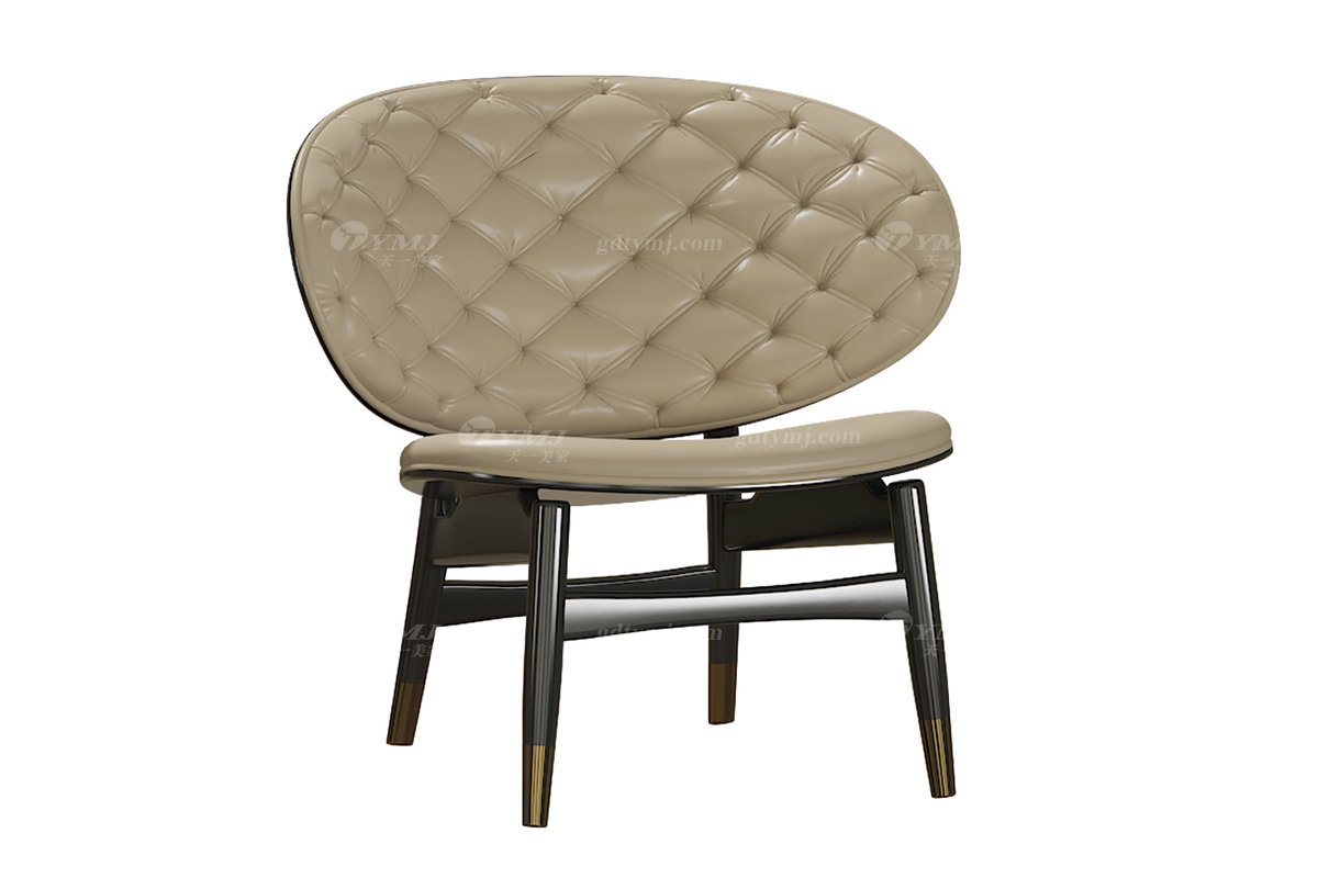 极简风格家具LUTUBE视频在线观看别墅会所大宅时尚简约不锈钢脚+纳帕皮创意休闲椅