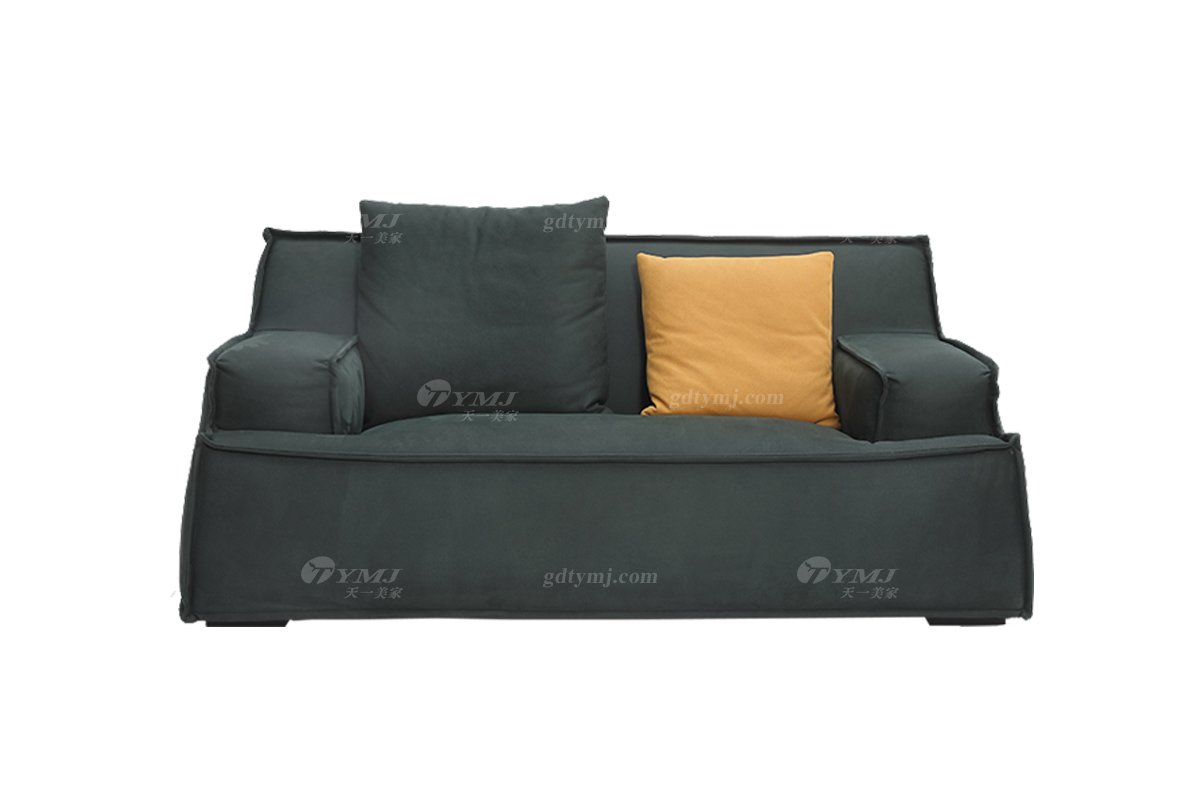 意式极简风格家具LUTUBE视频在线观看别墅会所大宅时尚简约实木布艺二位沙发