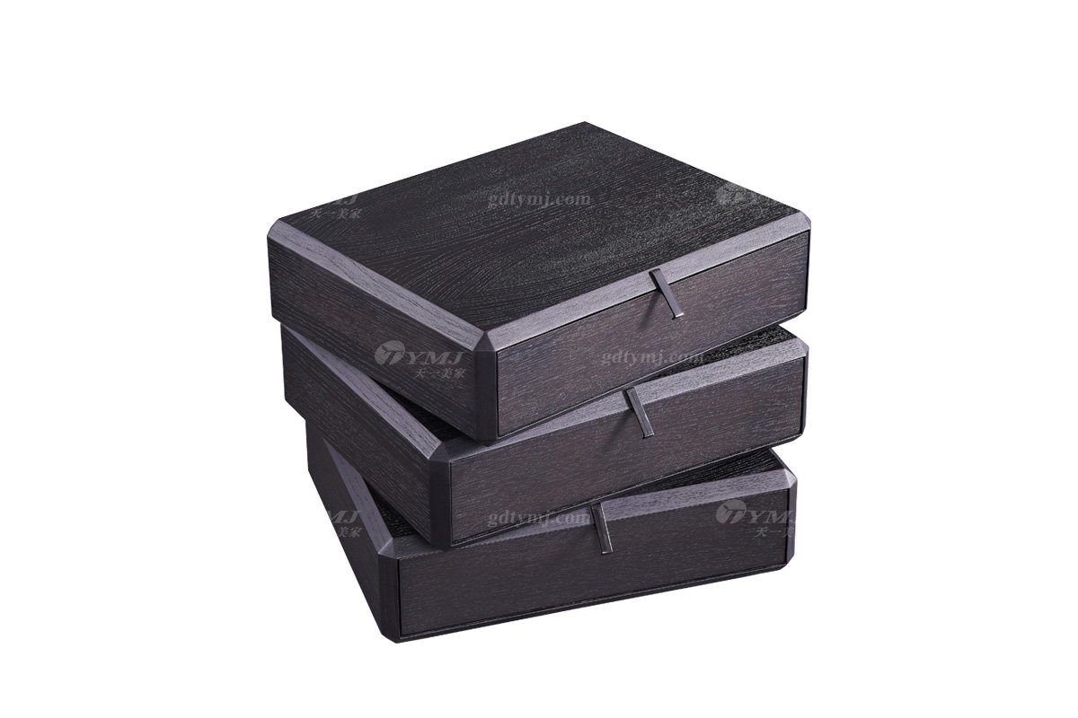 意式极简风格家具LUTUBE视频在线观看别墅会所大宅时尚简约创意实木烟熏床头柜