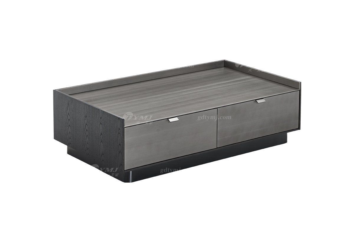 意式极简风格家具时尚LUTUBE视频在线观看大宅家用不锈钢五金脚金属长茶几