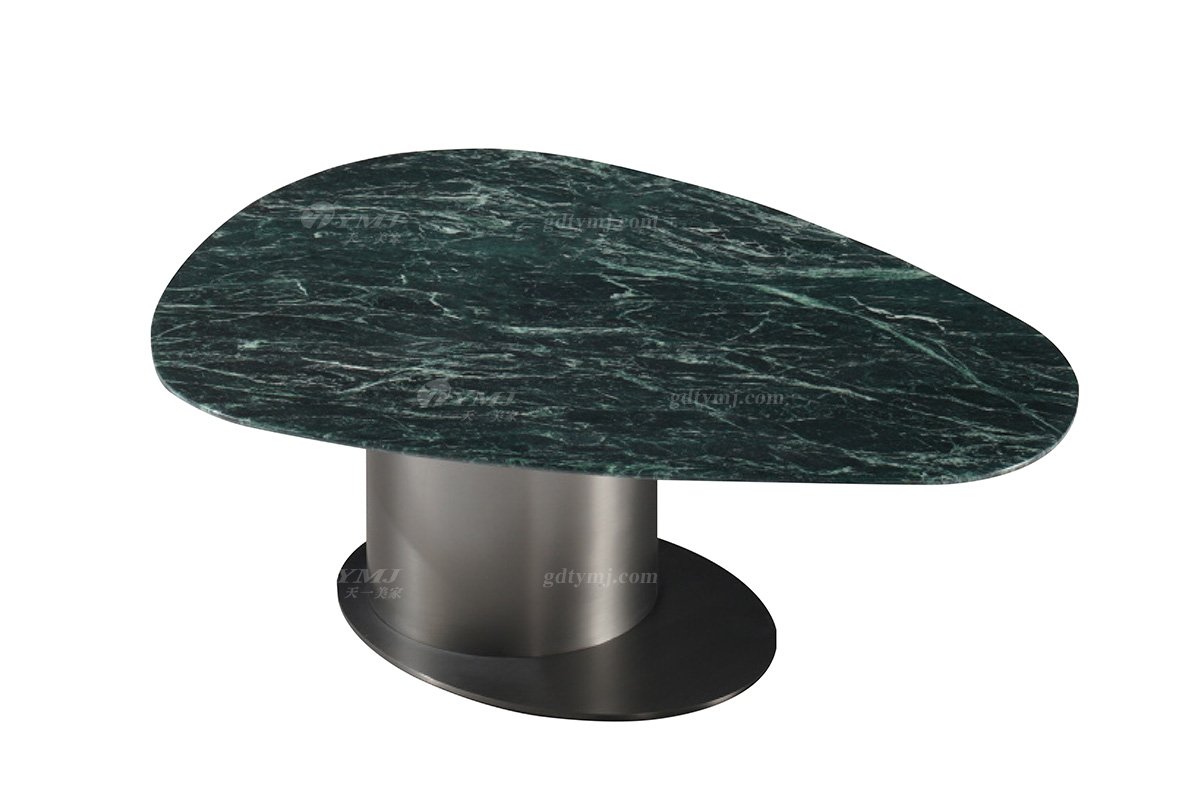 时尚LUTUBE视频在线观看意式极简家具别墅大宅家用精致天然大理石异形方几18008异形小方几