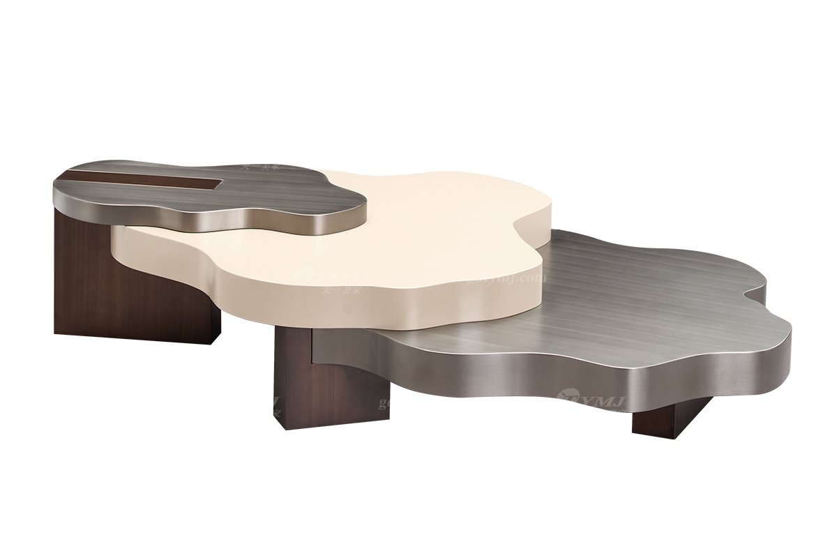 时尚LUTUBE视频在线观看意式极简家具别墅家用豪宅奢华创意异形茶几