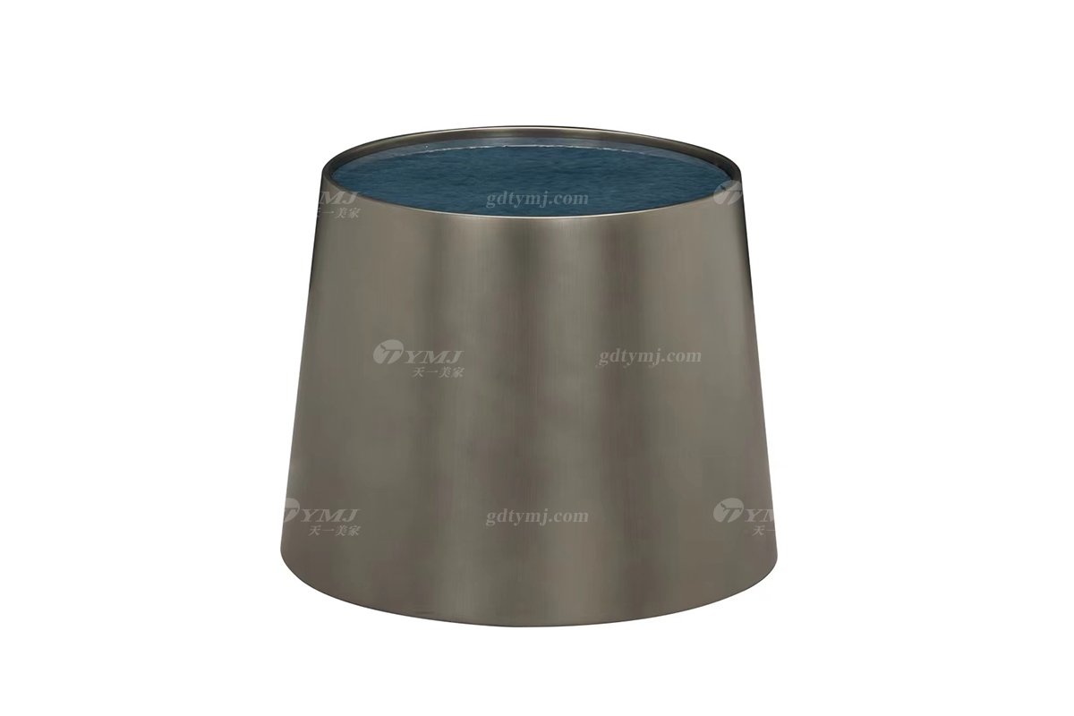 时尚LUTUBE视频在线观看意式极简家具别墅家用精致圆几18025圆角几