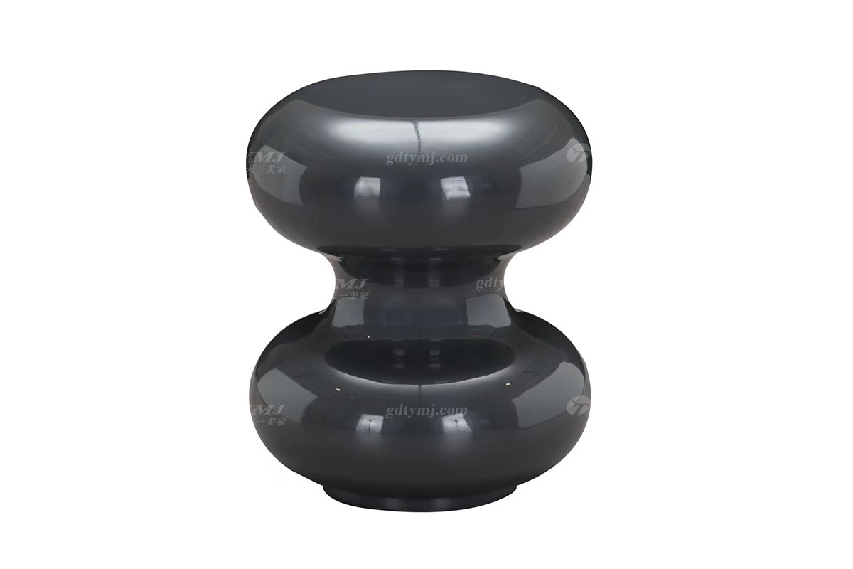 时尚LUTUBE视频在线观看意式极简家具别墅家用创意闪光灰烤漆角几