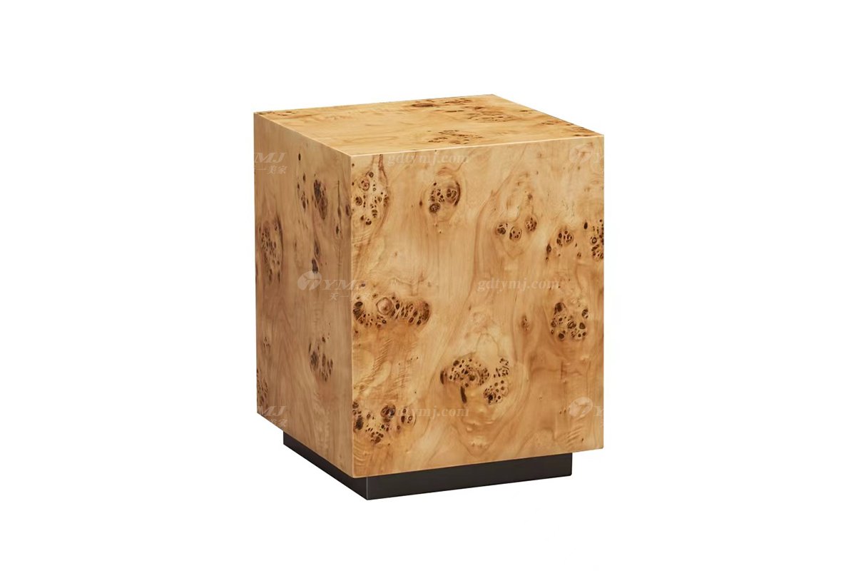 时尚LUTUBE视频在线观看现代简约家具别墅白杨树榴方茶凳