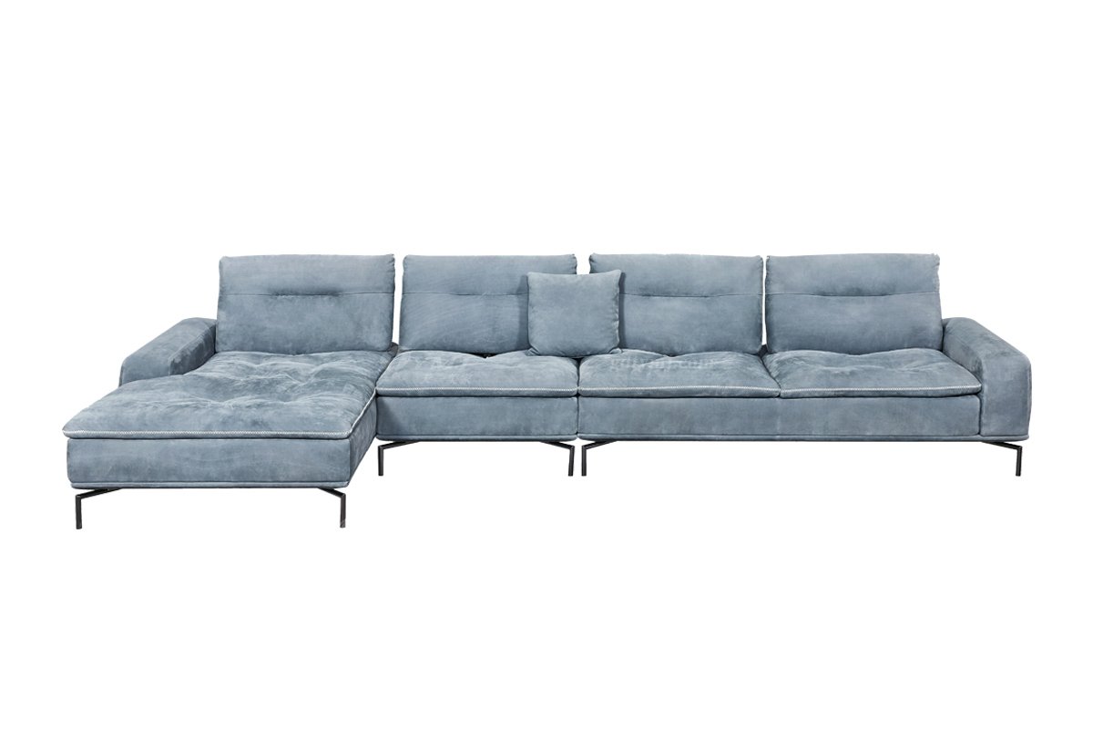 时尚LUTUBE视频在线观看现代极简家具别墅大宅家用舒适全皮组合沙发