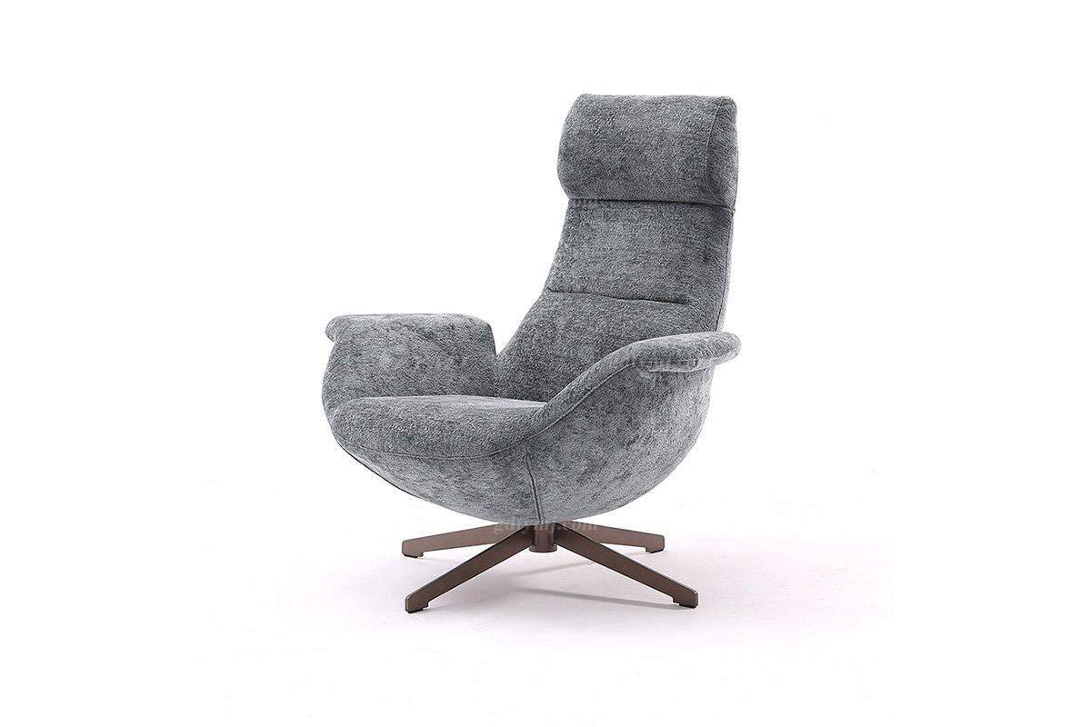 时尚LUTUBE视频在线观看现代简约家具家用别墅舒适灰色休闲椅BRF8501-1