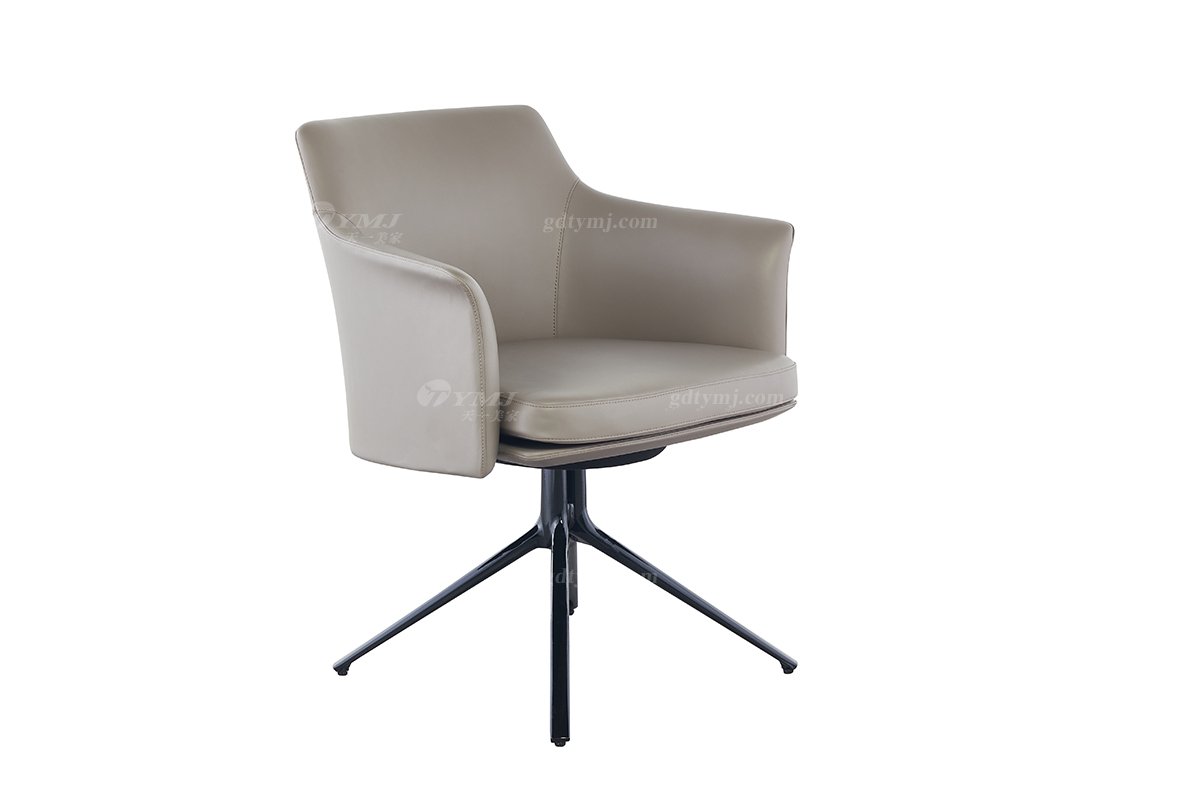 现代简约家具LUTUBE视频在线观看别墅会所家用时尚真皮餐椅