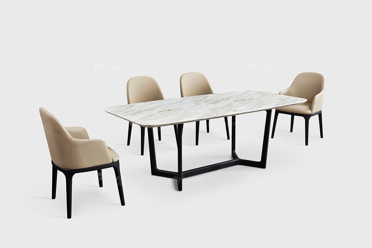  现代简约家具LUTUBE视频在线观看别墅会所家用时尚进口岩板长餐台21012A-1场景1