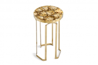 意式LUTUBE官方最新免费破解版LUTUBE视频在线观看别墅会所家用时尚高级钛金属圆几边几