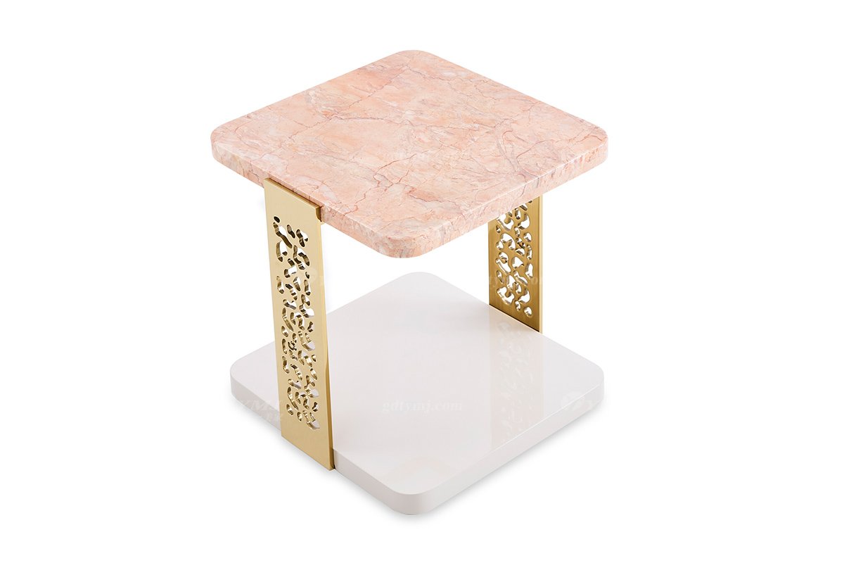 意式LUTUBE官方最新免费破解版LUTUBE视频在线观看别墅会所家用时尚高级钛金属小方几边几FB122H2L（1）