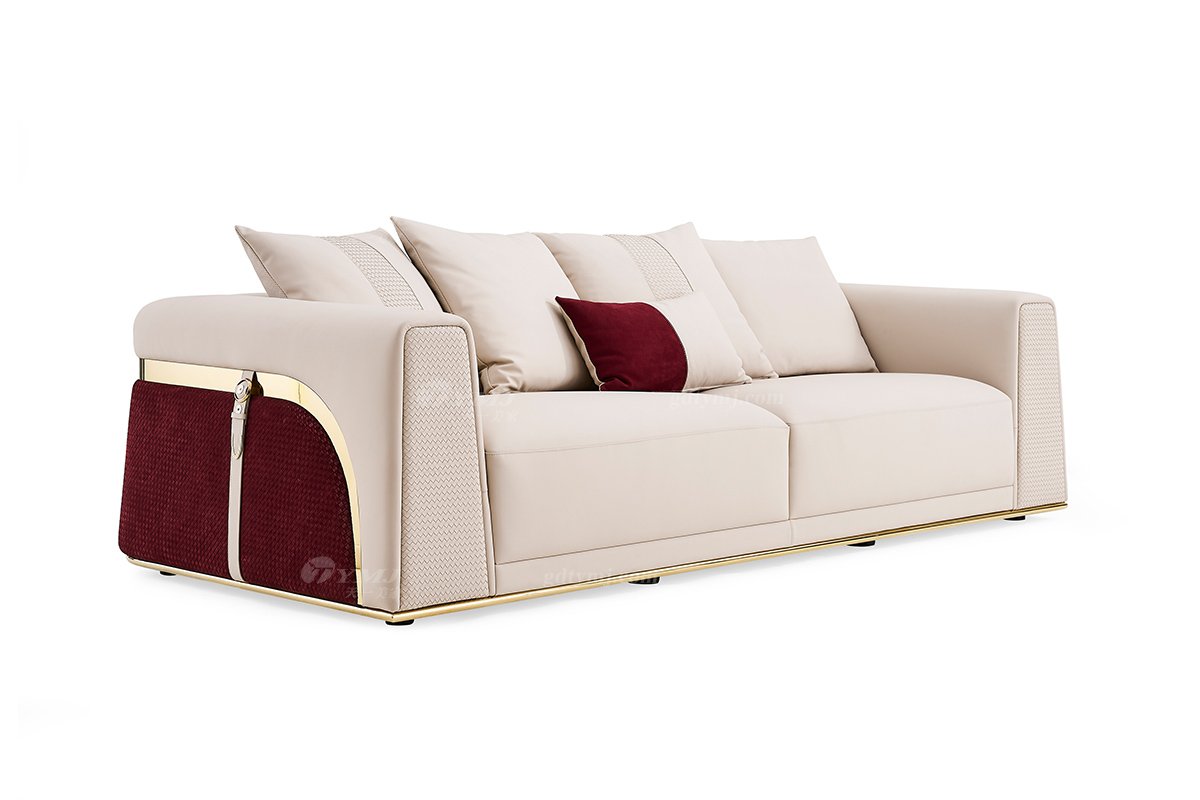 意式LUTUBE官方最新免费破解版LUTUBE视频在线观看别墅会所家用时尚舒适大气豪宅真皮二人位沙发三人位沙发FB131SF2-1