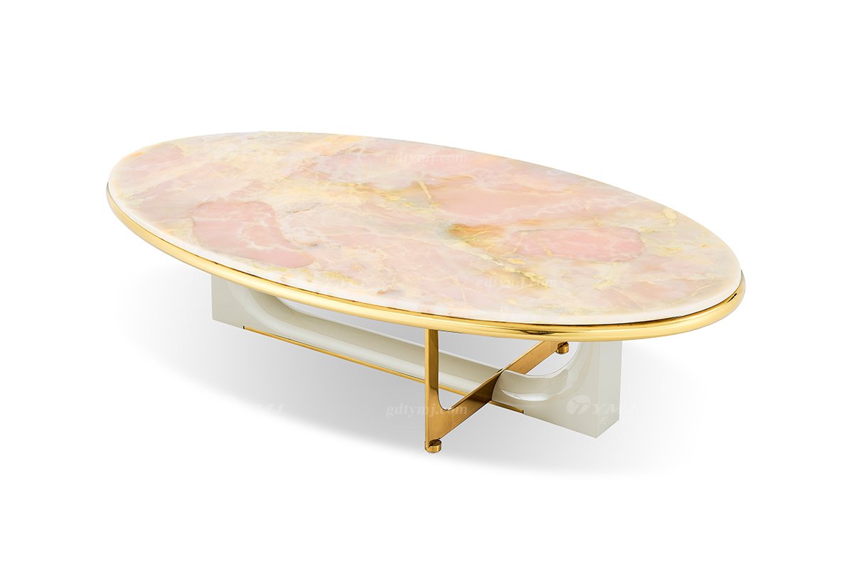 意式LUTUBE官方最新免费破解版LUTUBE视频在线观看别墅会所大宅家用大气天然大理石椭圆茶几FB205H4EB（1）