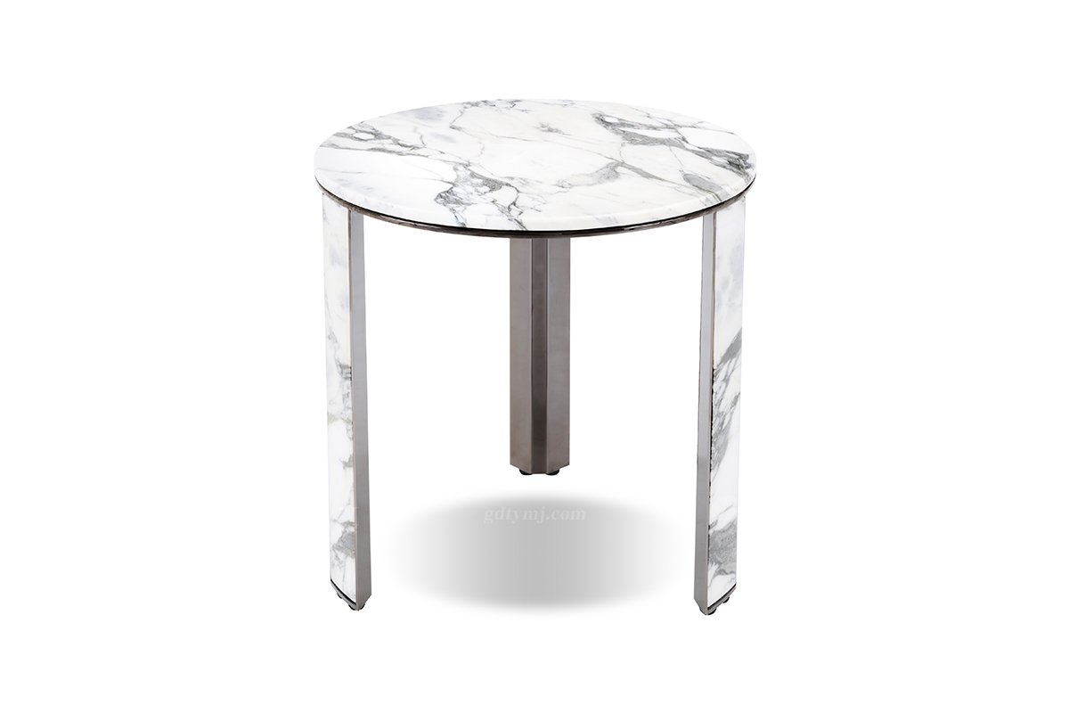 意式LUTUBE官方最新免费破解版LUTUBE视频在线观看别墅会所大宅家用精美大花白大理石圆几角几FB302H4RC（1）