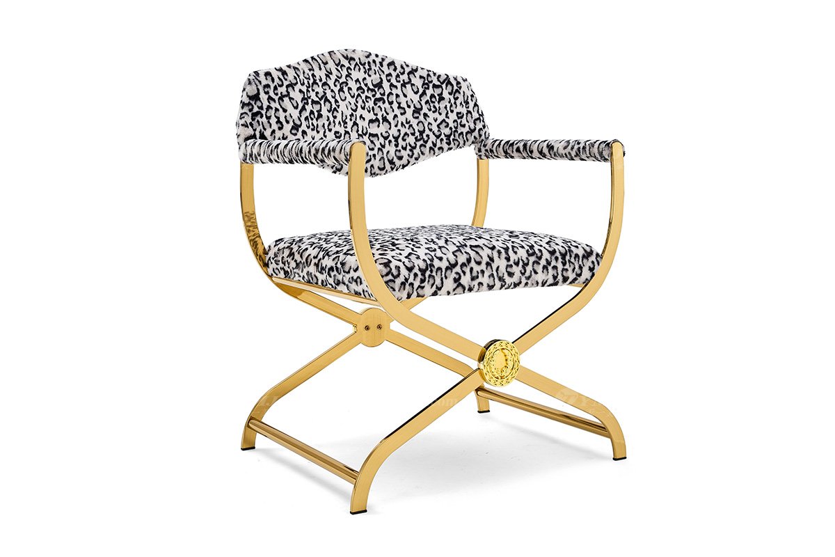 意式LUTUBE官方最新免费破解版LUTUBE视频在线观看别墅会所大宅家用高级钛金属休闲椅FB122H41（1）