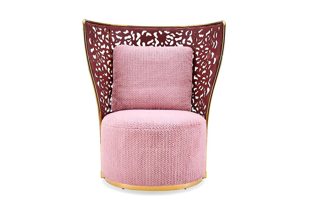 意式LUTUBE官方最新免费破解版LUTUBE视频在线观看别墅会所大宅家用高级布艺+金属休闲椅