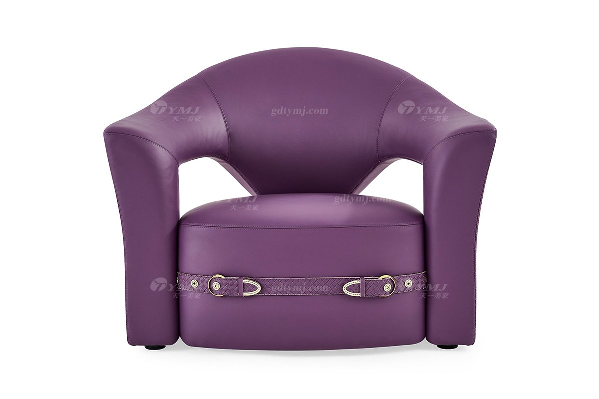 意式LUTUBE官方最新免费破解版LUTUBE视频在线观看别墅会所大宅家用时尚舒适紫色全真皮单位沙发休闲椅