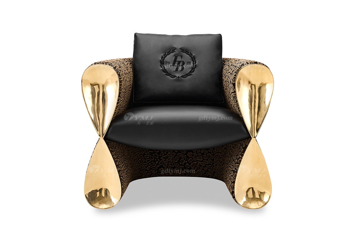 意式LUTUBE官方最新免费破解版LUTUBE视频在线观看别墅会所大宅家用时尚大气皮布艺+钛金属单位沙发休闲椅