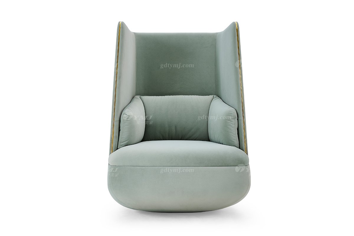 意式LUTUBE官方最新免费破解版LUTUBE视频在线观看别墅会所大宅家用时尚创意浅绿皮艺不倒翁椅