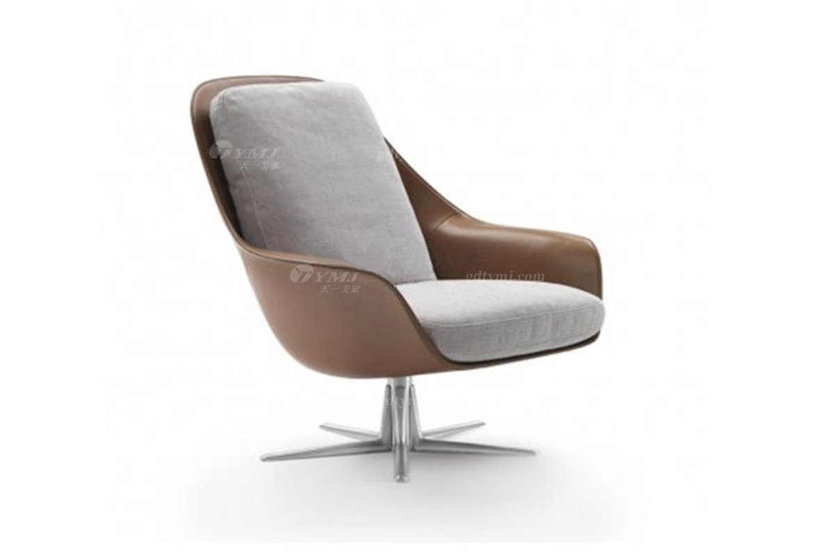 意式雅奢风格家具LUTUBE视频在线观看别墅会所家具真皮时尚休闲椅