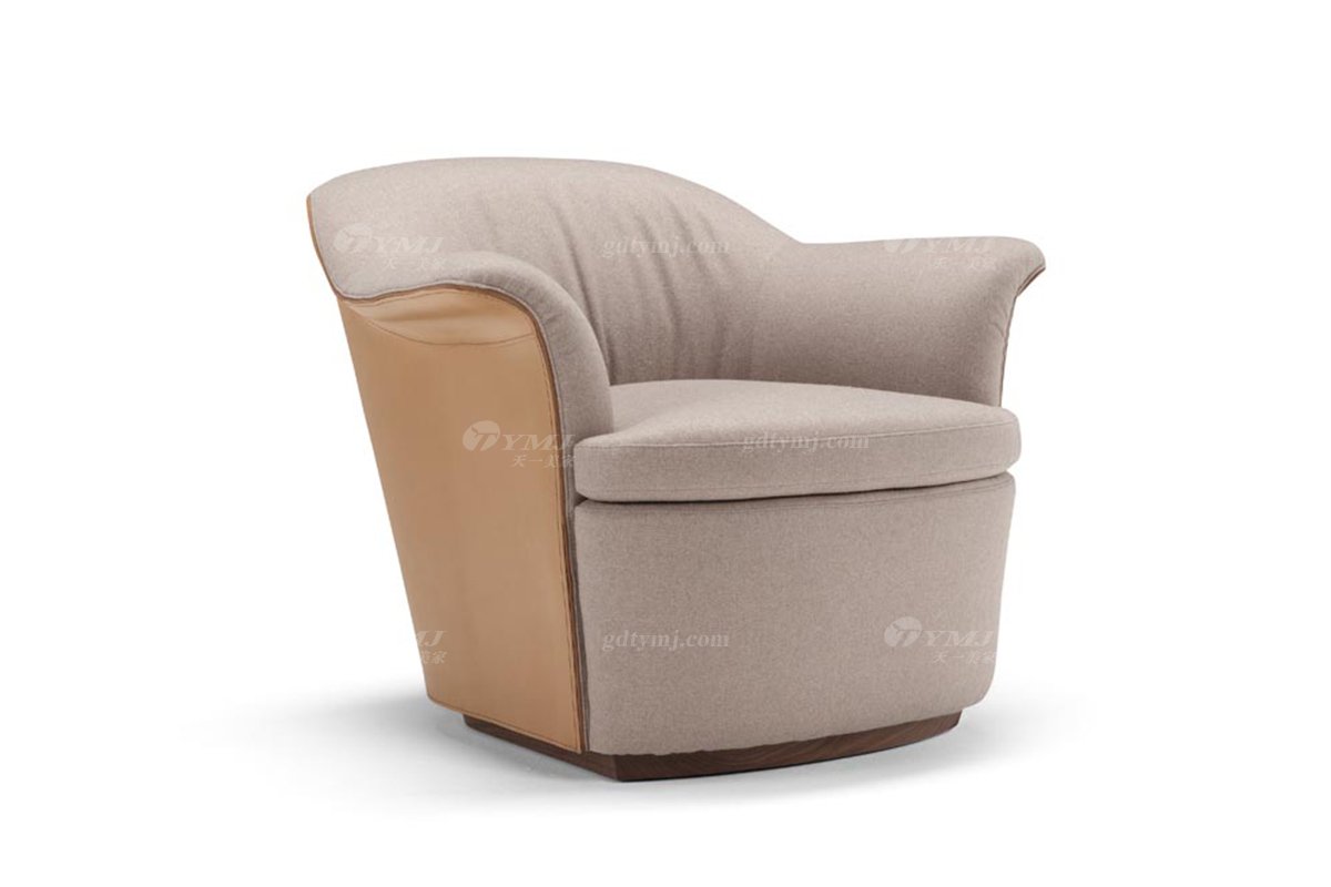 意式雅奢风格家具LUTUBE视频在线观看别墅会所家具时尚布艺单位沙发休闲椅