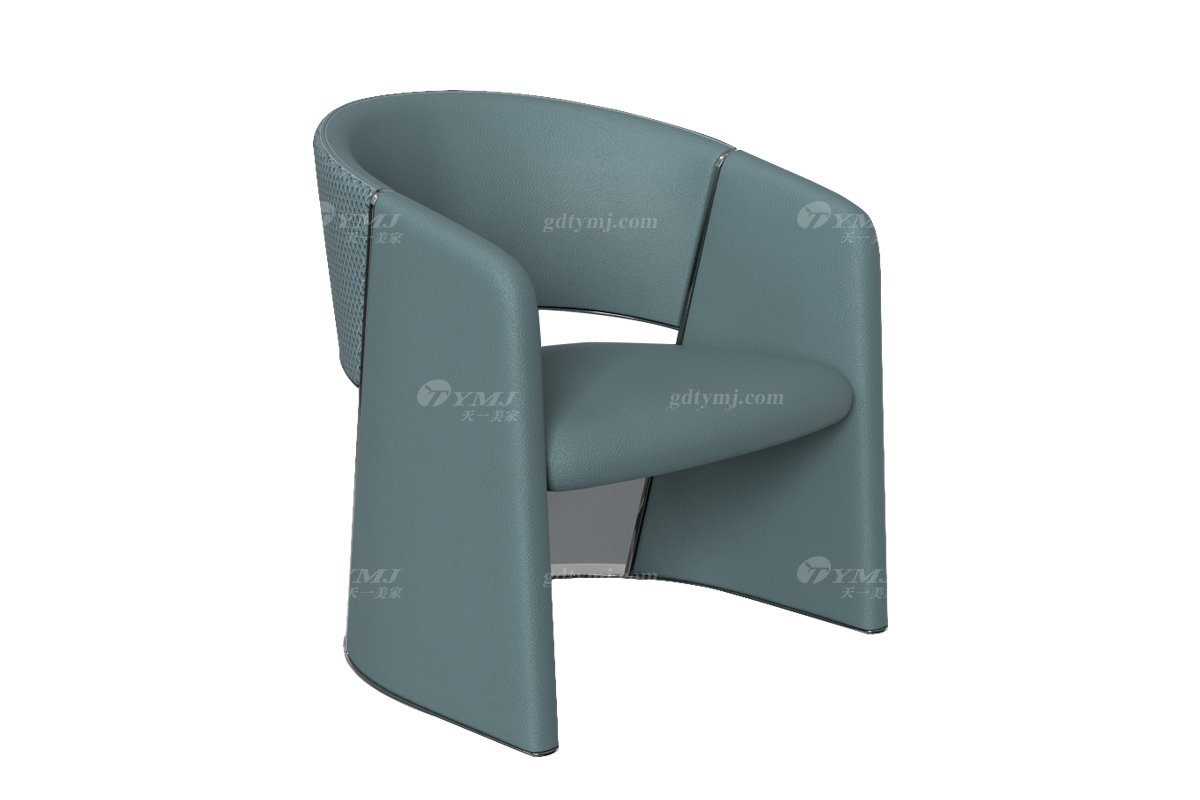 意式雅奢风格家具LUTUBE视频在线观看别墅会所家具简约时尚绿色真皮休闲椅