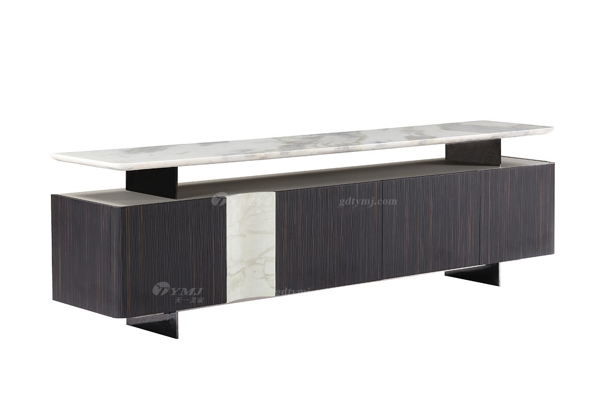 意式雅奢风格家具LUTUBE视频在线观看别墅会所家具简约实木+五金底电视柜LH2202电视柜1