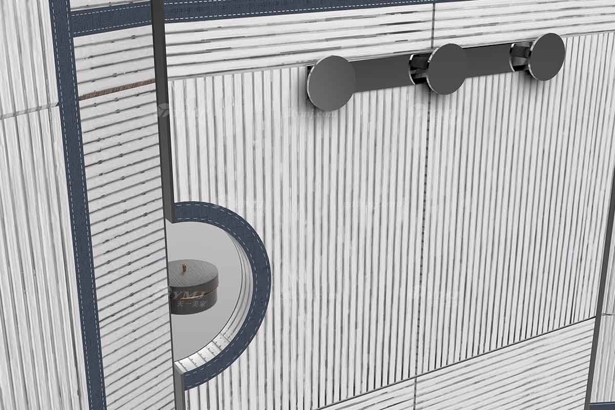 意式雅奢风格家具LUTUBE视频在线观看别墅会所家具时尚简约实木屏风LF2301细节1