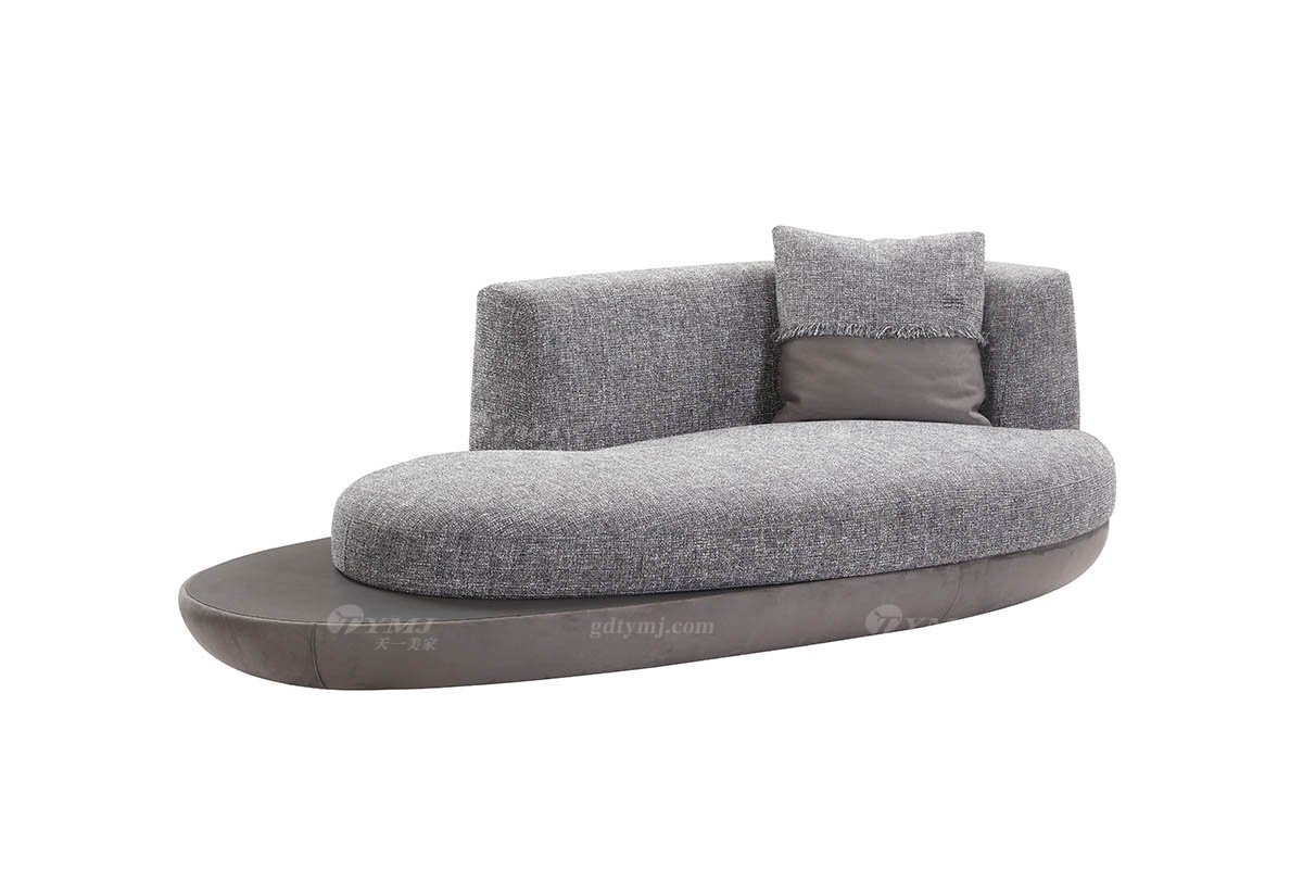 意式雅奢风格家具LUTUBE视频在线观看别墅会所家具时尚简约布艺小沙发LC2207沙发1