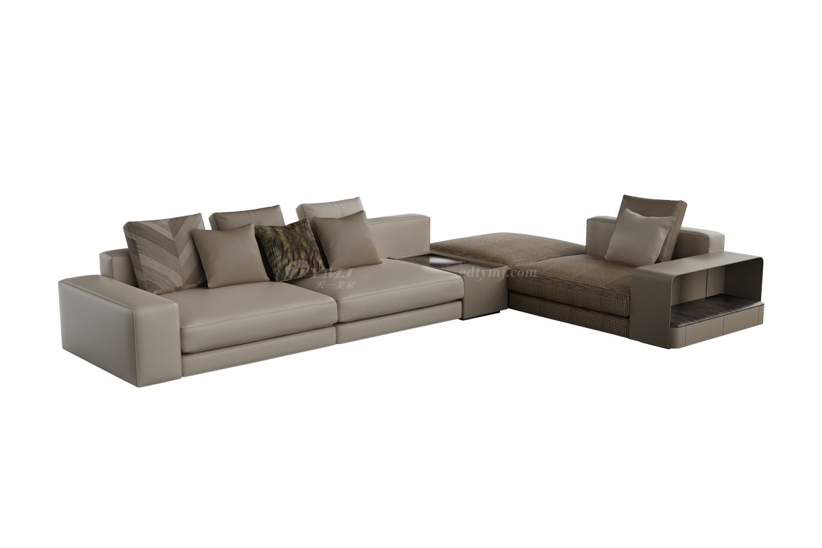 意式雅奢风格家具LUTUBE视频在线观看别墅会所家具时尚大气豪宅超纤组合沙发