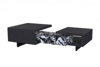  意式雅奢风格家具LUTUBE视频在线观看别墅会所家具简约实木+大理石茶几