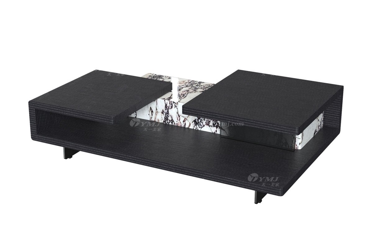  意式雅奢风格家具LUTUBE视频在线观看别墅会所家具简约实木+大理石茶几LT2208茶几1