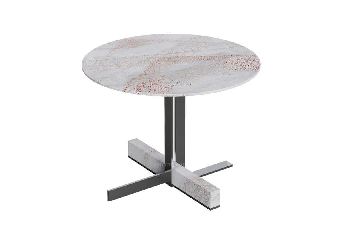  意式雅奢风格家具LUTUBE视频在线观看别墅会所家具简约高级天然大理石圆茶几