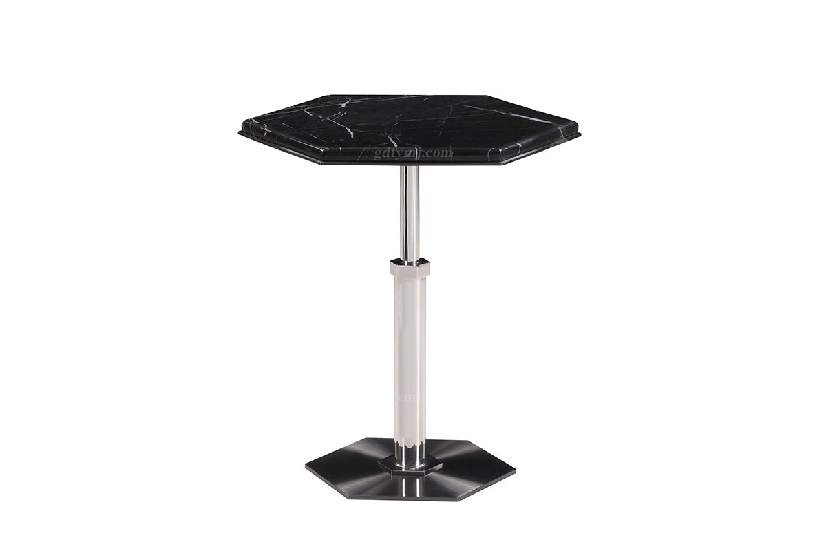  意式雅奢风格家具LUTUBE视频在线观看别墅会所家具简约高级天然大理石边几