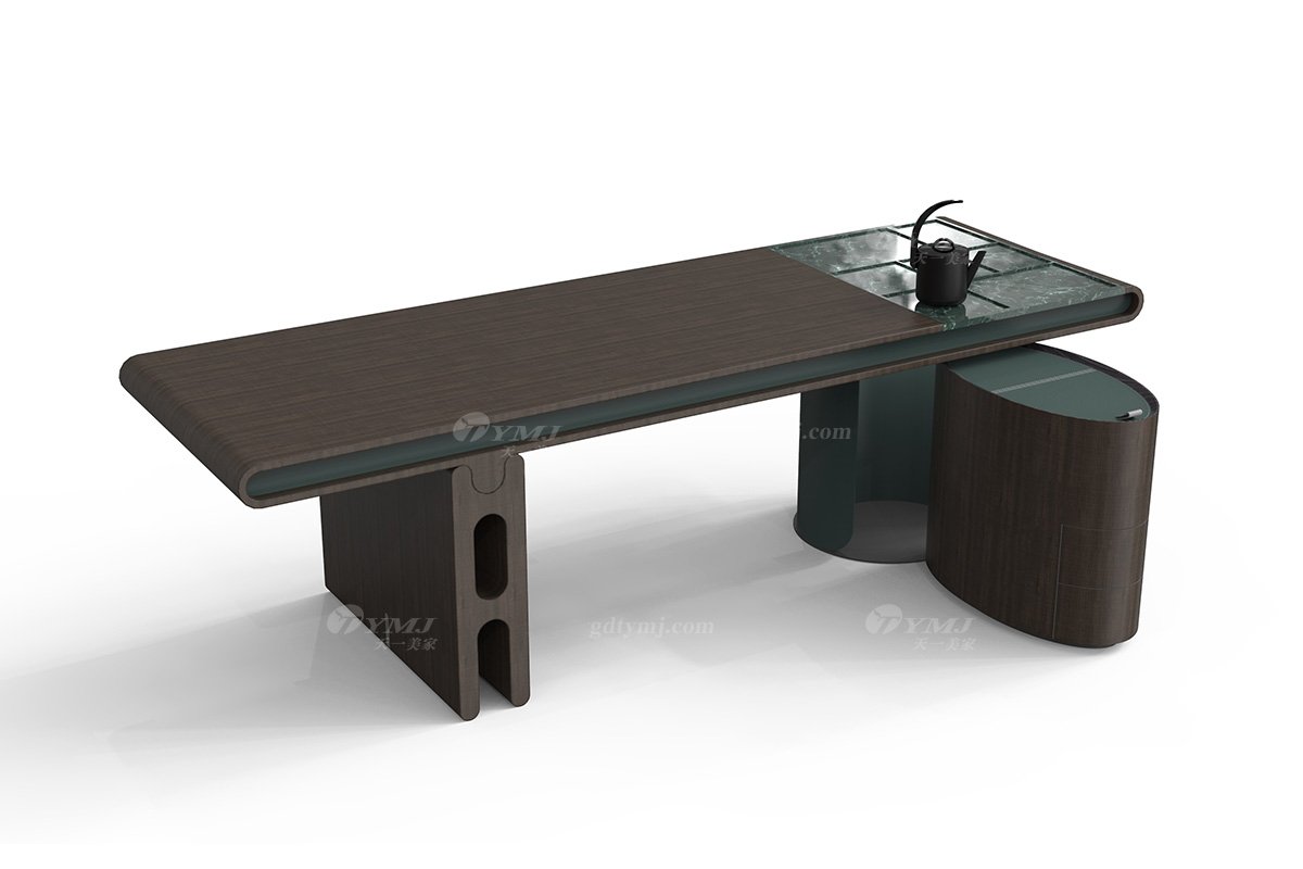  意式雅奢风格家具LUTUBE视频在线观看别墅会所家具简约大气实木茶台