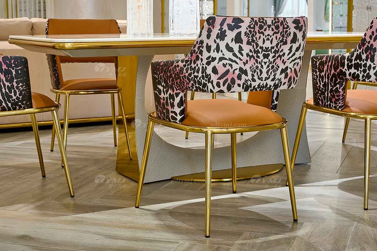 意式LUTUBE官方最新免费破解版LUTUBE视频在线观看别墅会所大宅家用时尚奢华钛金属餐椅餐椅2