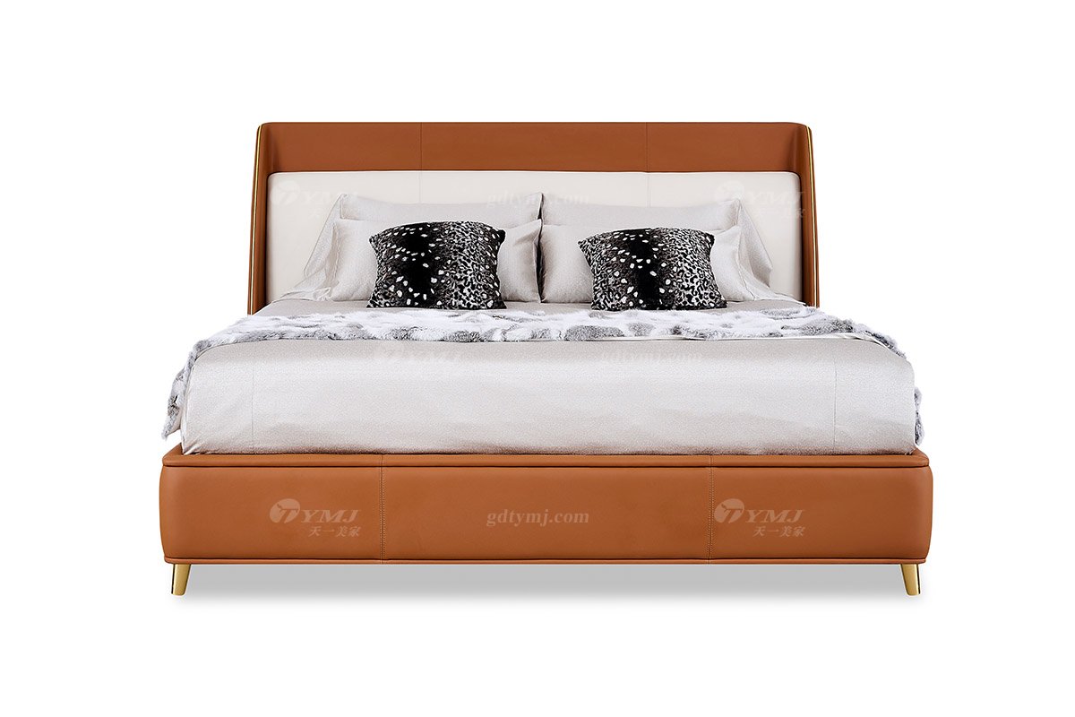 意式LUTUBE官方最新免费破解版LUTUBE视频在线观看别墅会所大宅家用时尚奢华钛金属橙色真皮1.8米大床