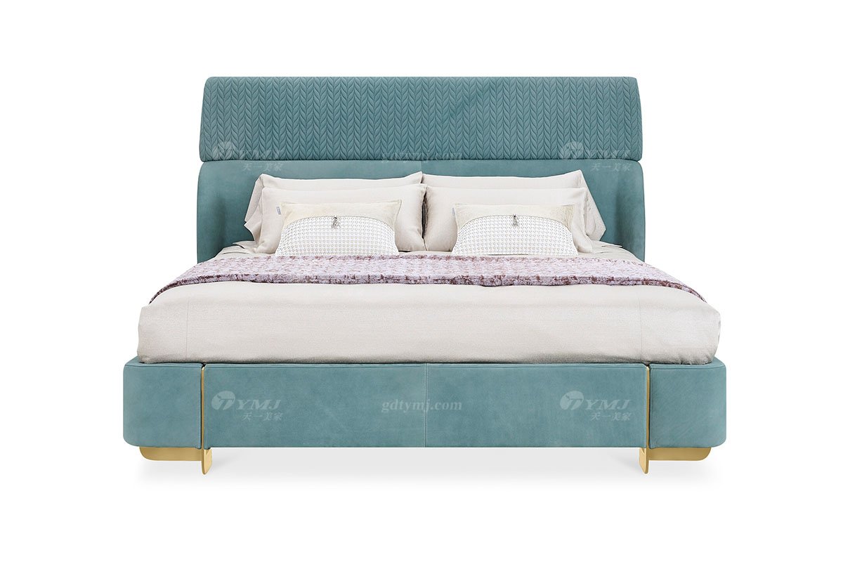 意式LUTUBE官方最新免费破解版LUTUBE视频在线观看别墅会所豪宅家用时尚奢华钛金+绿色真皮1.8米大床