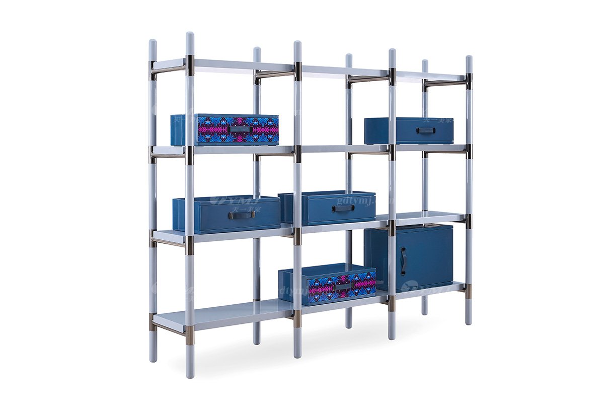 意式LUTUBE官方最新免费破解版LUTUBE视频在线观看别墅会所豪宅家用时尚奢华不锈钢金属书柜书架302S27书柜1